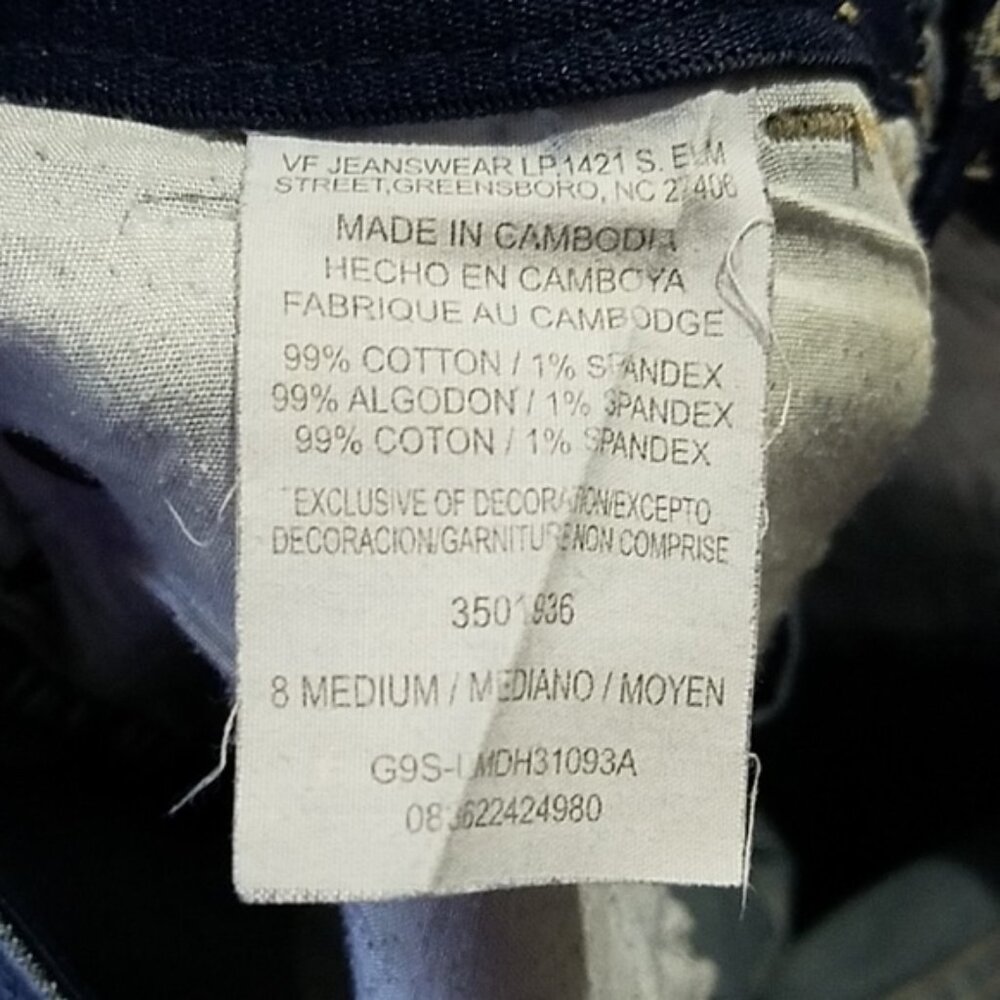 Lee No-Gap Waistband Bootcut Jeans – Size 8 Medium – Stretch Denim - Picture 7 of 8